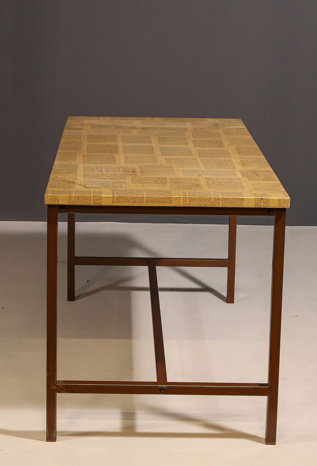 Vintage Industriële Keukentafel, Ca. Jaren 1950, Tsjecho Slowakije photo for sale