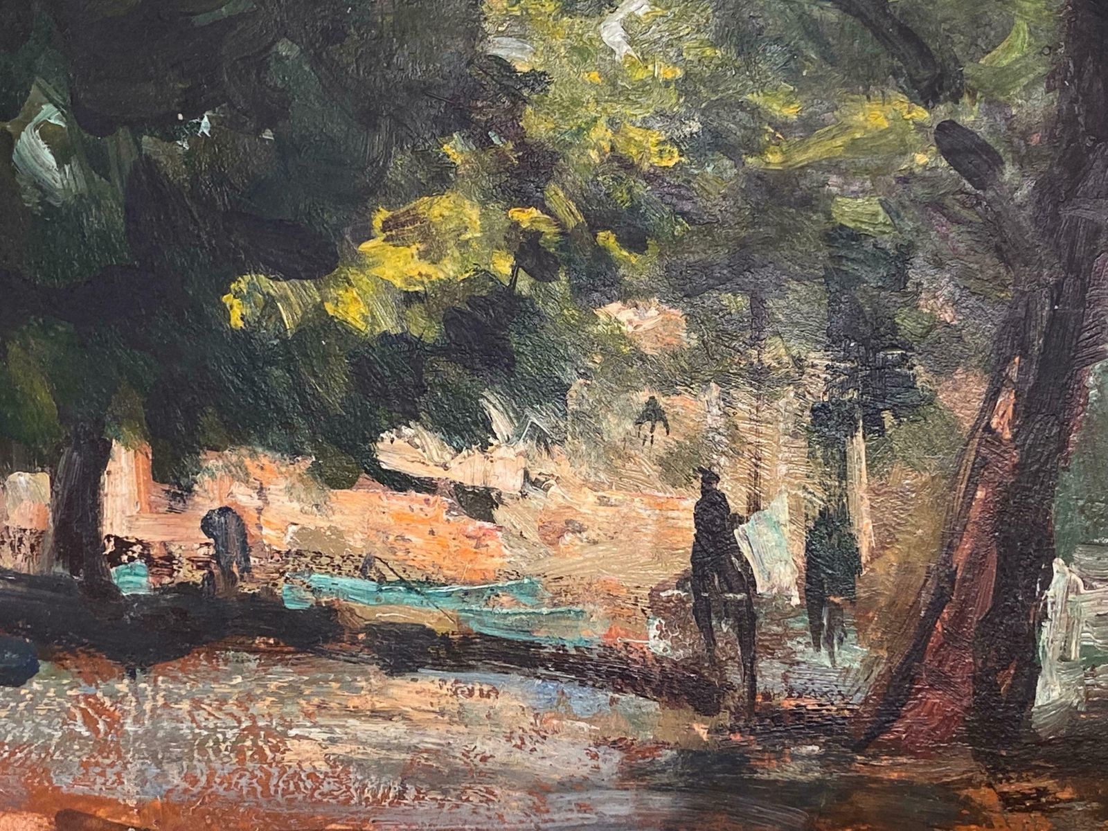 Maurice Mazeiliemaurice Mazeilie French Impressionist Oil   Forest Landscape photo Art
