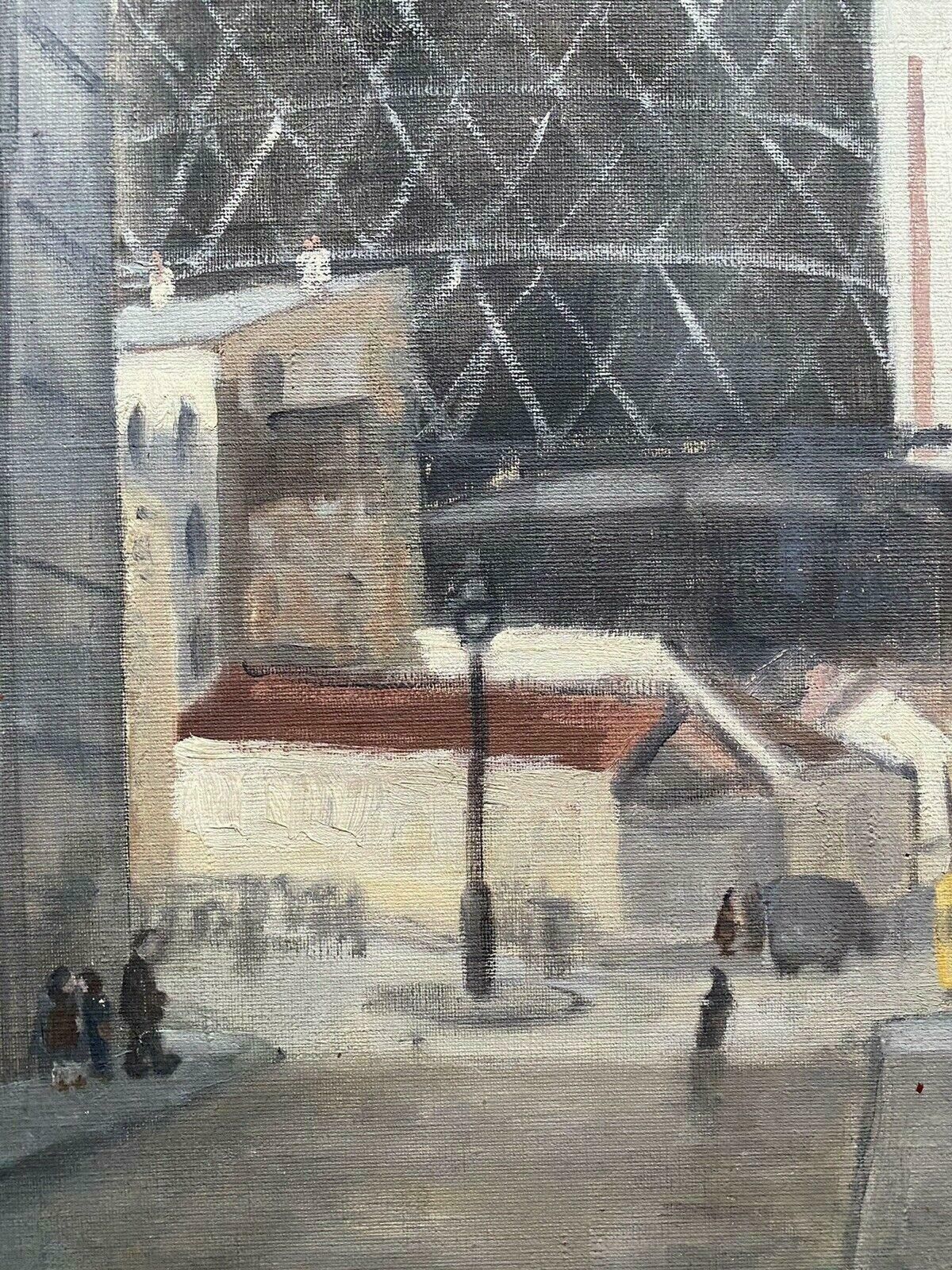 Genevieve Zondervan (1922 2013)genevieve Zondervan (1922 2013) French Oil Painting   Urban City View Streetc. 1990's photo 485.0