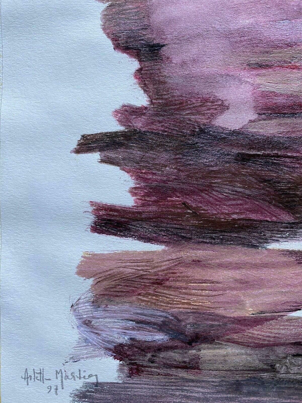 Arlette Martinarlette Martin (B.1924) French Geometric Abstract Painting   1990's Design20th Century photo Art
