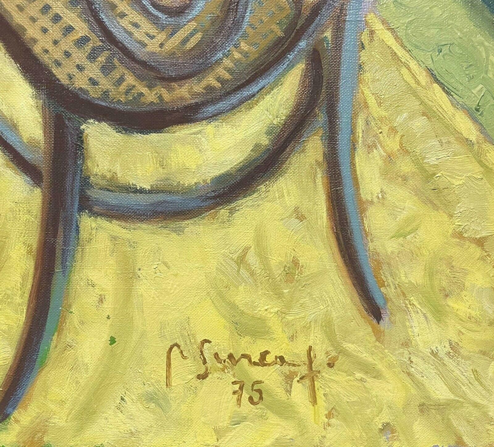 Robert Surcoufrobert Surcouf (1915 2012) Huge Signed French Modernist Oil   Interior Scene photo vinterior