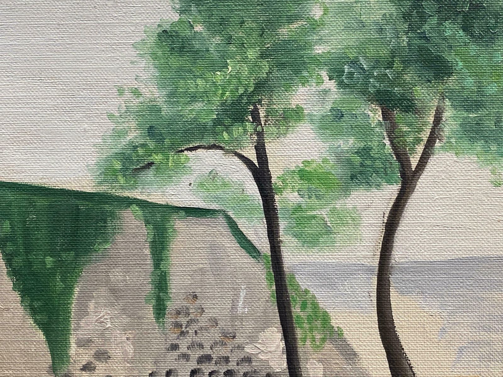 Genevieve Zondervan (1922 2013)genevieve Zondervan (1922 2013) French Post Impressionist Oil Painting C. 1960's photo furniture