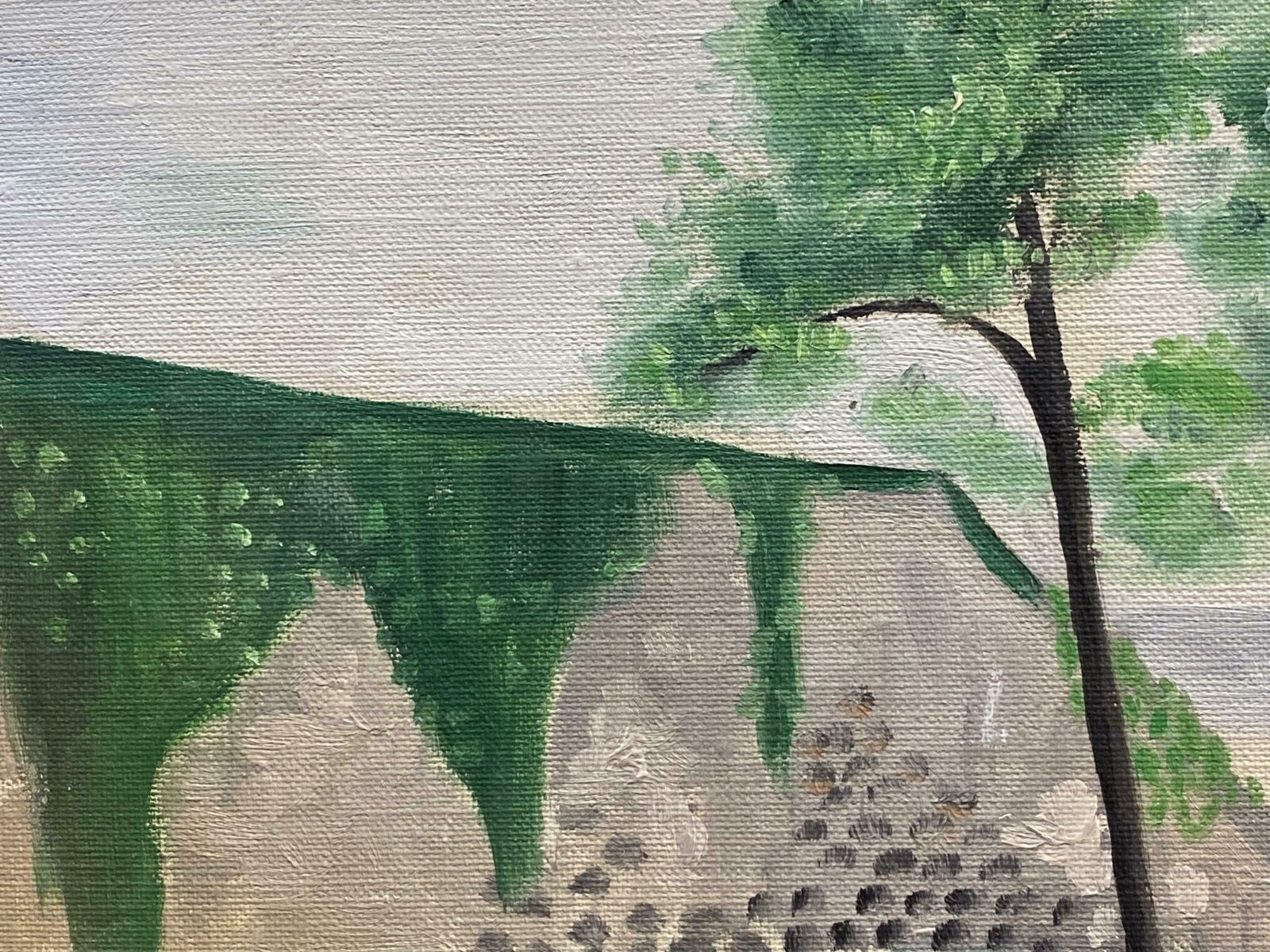 Genevieve Zondervan (1922 2013)genevieve Zondervan (1922 2013) French Post Impressionist Oil Painting C. 1960's photo for sale