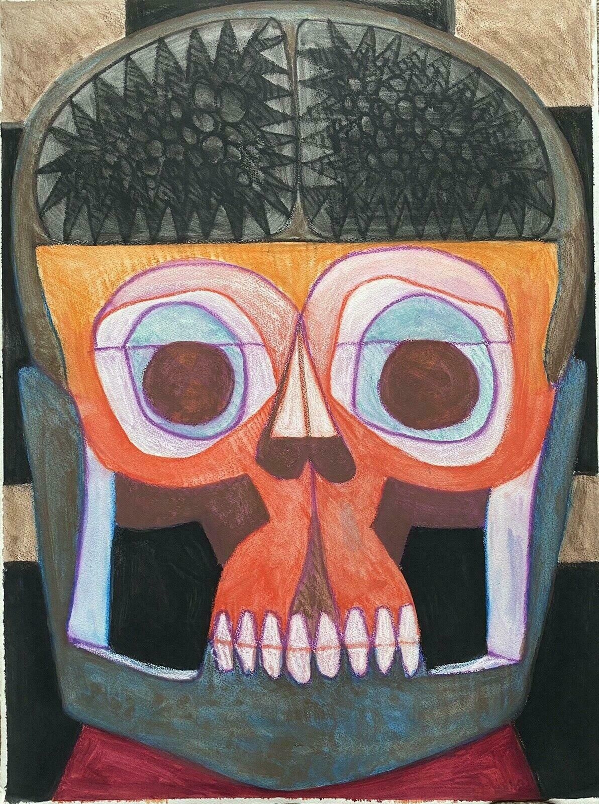 Claude Lagoucheclaude Lagouche (1943 2020) Orignal 1970's French Psychedelic Abstract Paintingc. 1970's