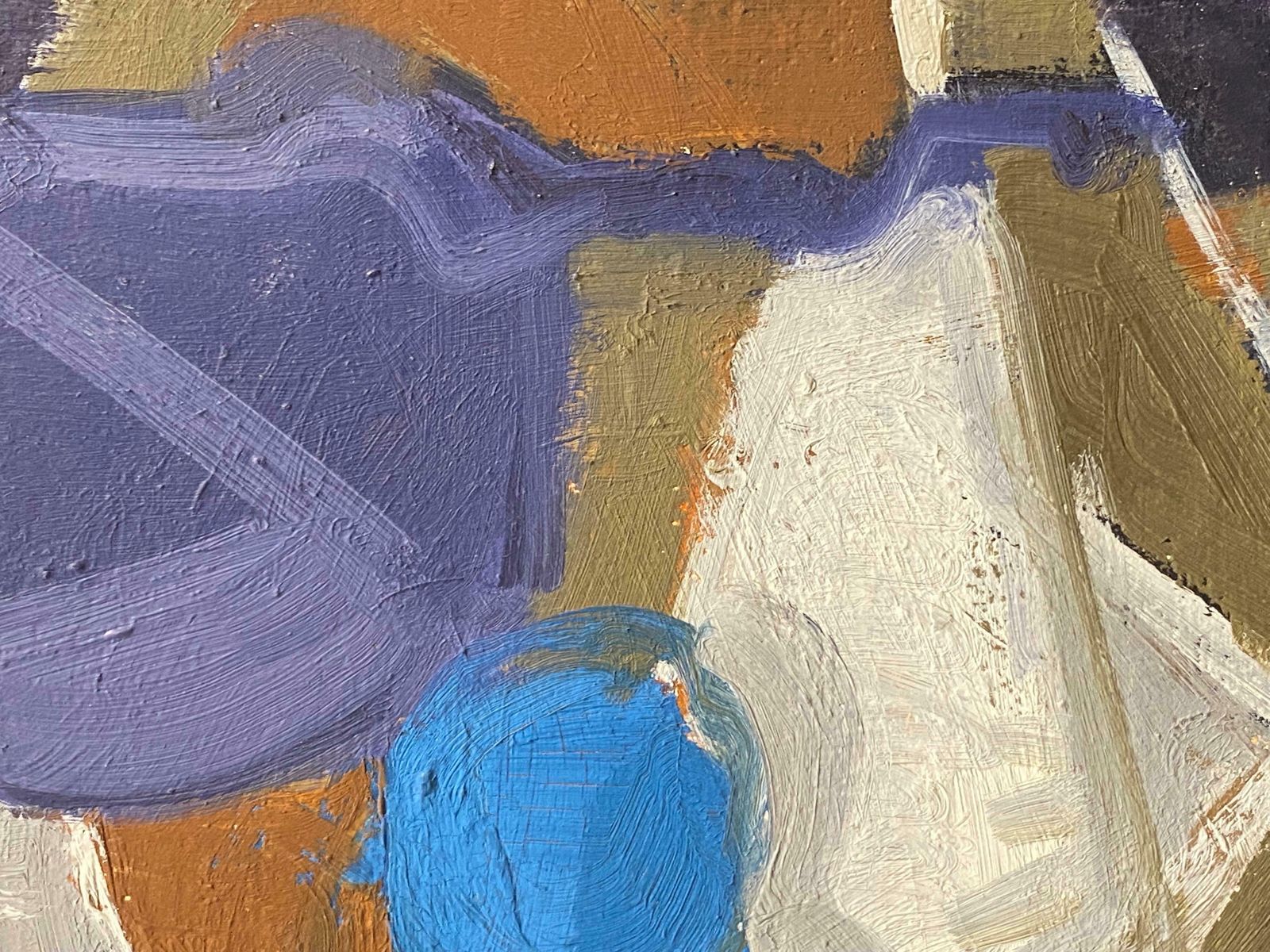Elisabeth Hahn20th Century German Modernist Oil Painting Still Life Objects In Color20th Century photo vinterior