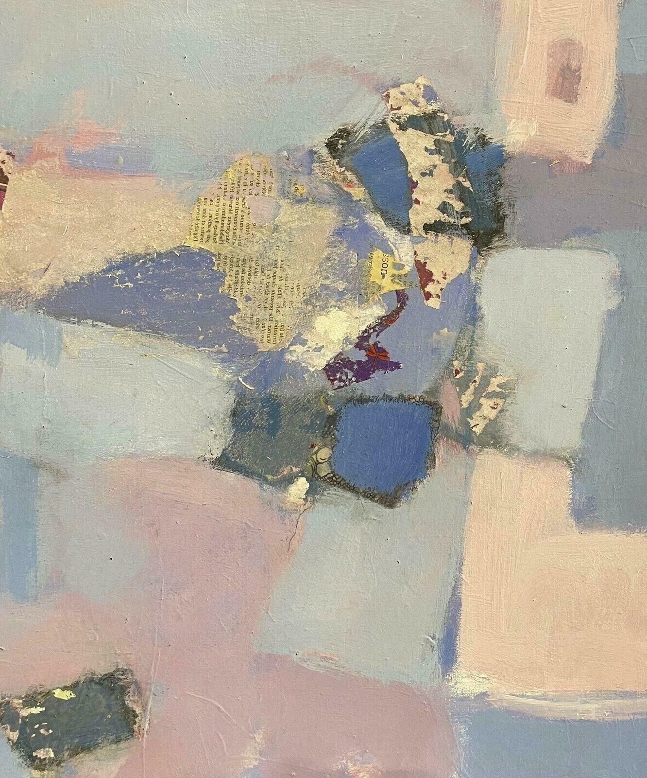 R.Leroyoriginal French Contemporary Abstract Cubist Painting   Rene Leroy (B.1932)2000's photo for sale