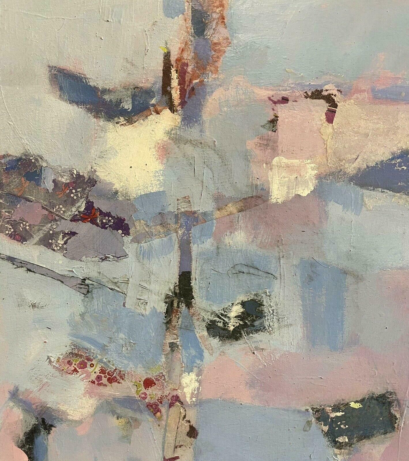 R.Leroyoriginal French Contemporary Abstract Cubist Painting   Rene Leroy (B.1932)2000's photo Art