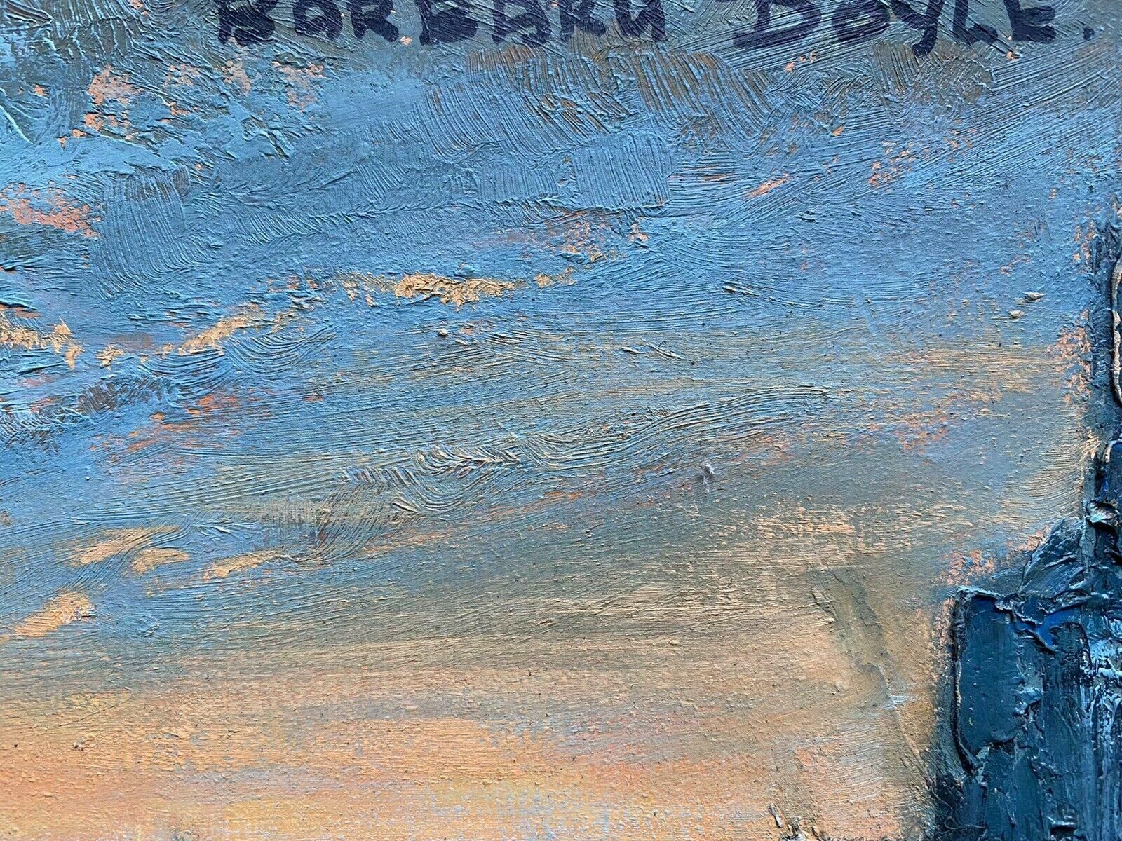 Barbera Doylebarbara Doyle (B.1917) Original Modern British Oil Painting   London Bridgec. 1970's photo for sale