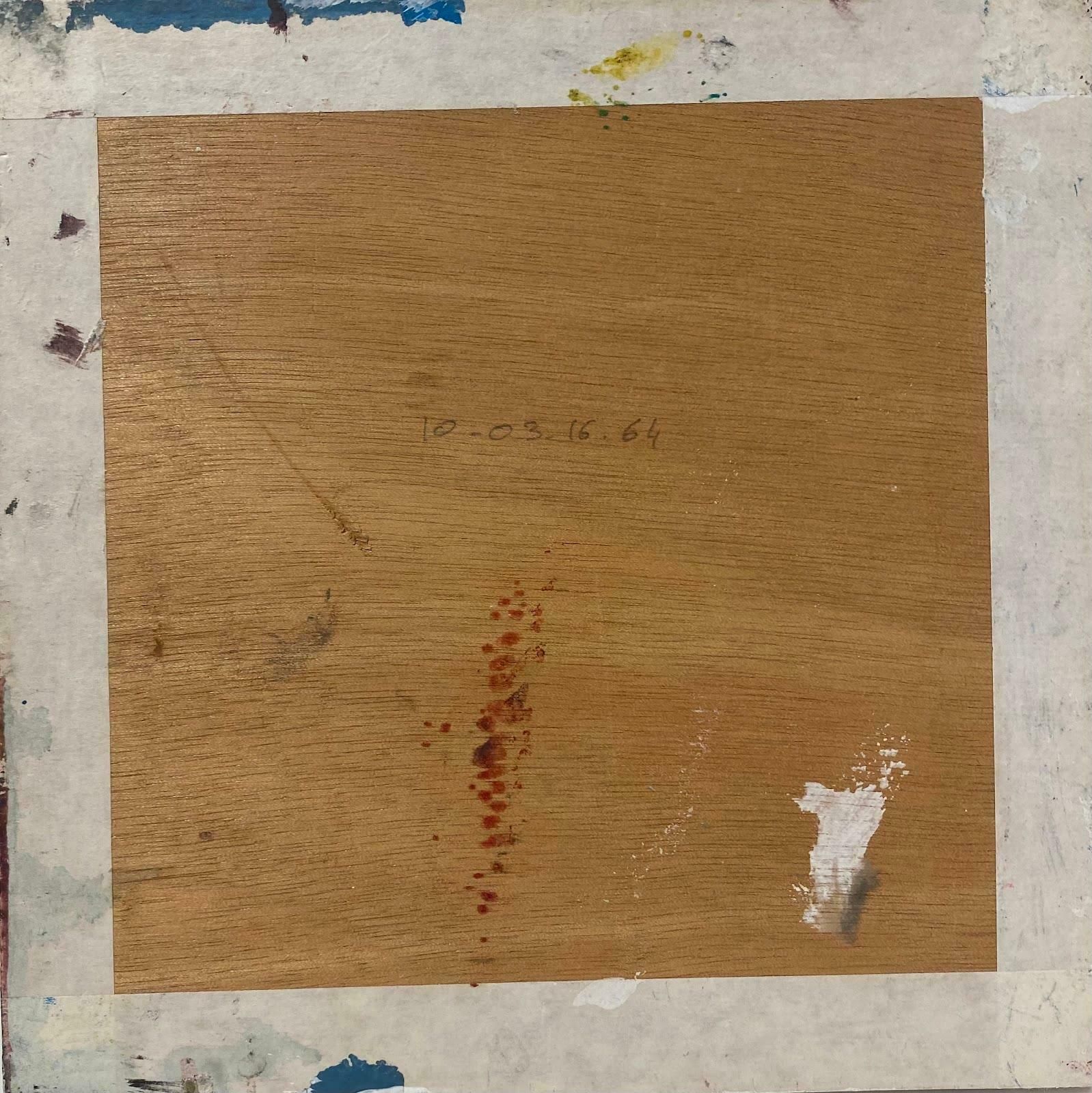 Jacques Coulais (1955 2011)french Expressionist Abstract Original Painting Artists Studio Provenancemid 20th Century photo furniture