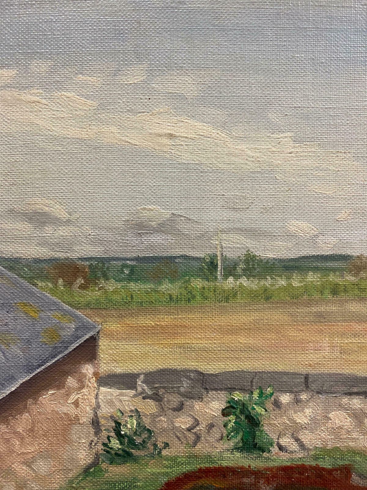 Genevieve Zondervan (1922 2013)genevieve Zondervan (1922 2013)  Post Impressionist Oil Painting   Landscapec. 1960's photo for sale
