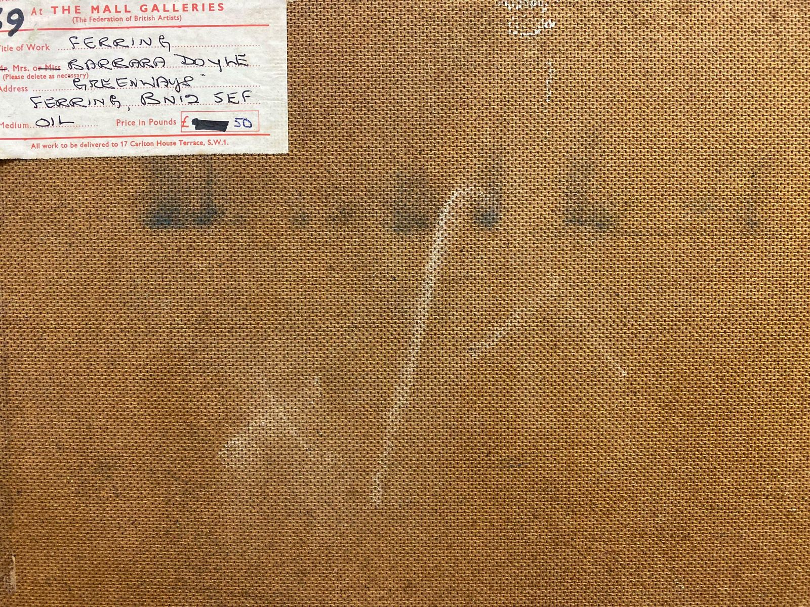 Barbera Doylebarbara Doyle (B.1917) 1970's Modern British Oil Painting C. 1970's photo 506.0