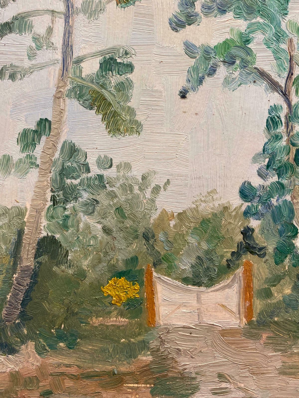 Genevieve Zondervan (1922 2013)genevieve Zondervan (1922 2013) French Post Impressionist Oil   French Landscapec. 1960's photo vinterior
