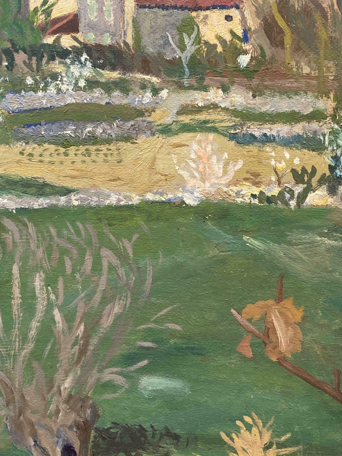 Genevieve Zondervan (1922 2013)genevieve Zondervan (1922 2013) French Post Impressionist Oil Painting  C. 1960's photo furniture