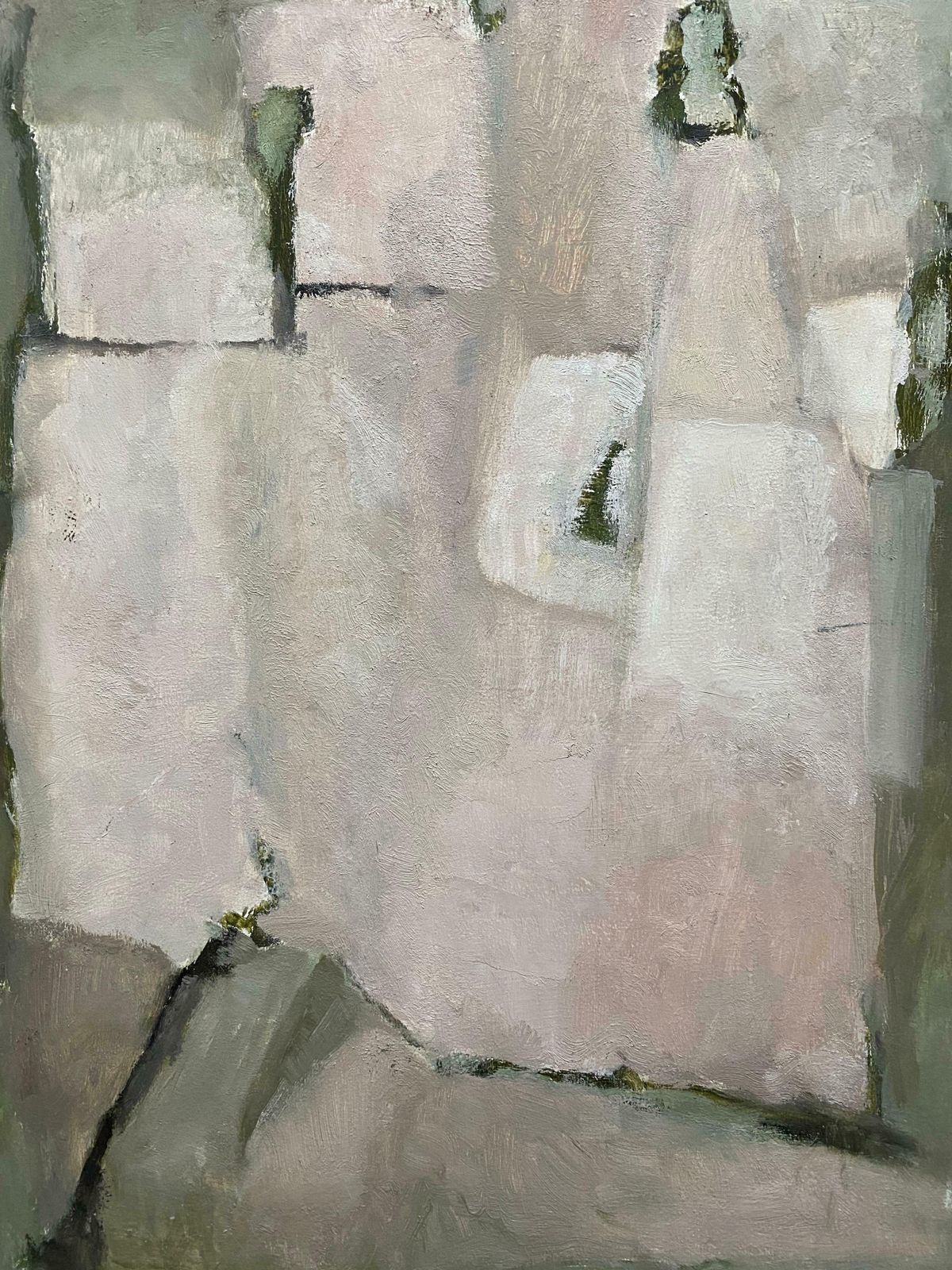 Yvette Dubois Habasqueyvette Dubois Habasque (1929 2016) French Cubist Abstract Paintingc.2000s photo furniture