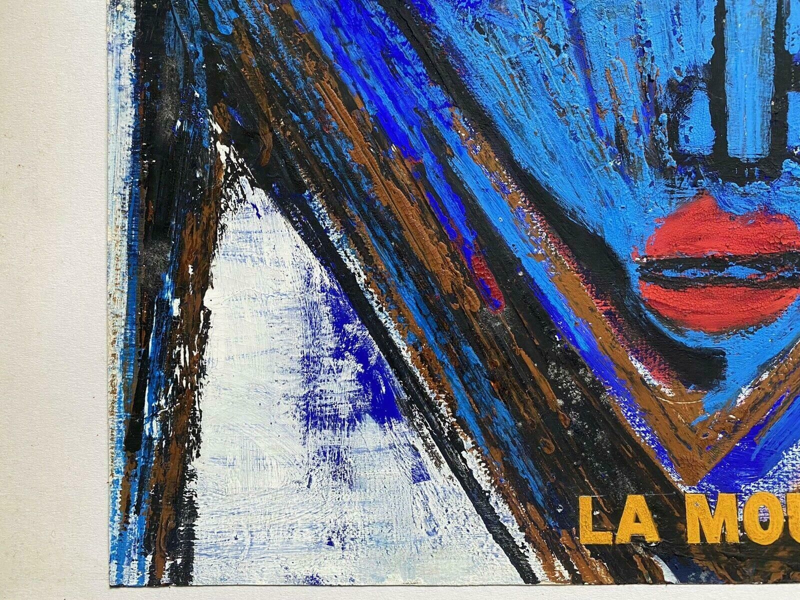Claude Lagoucheclaude Lagouche (1943 2020) Orignal 1970's French Psychedelic Abstract Paintingc. 1970's photo Art