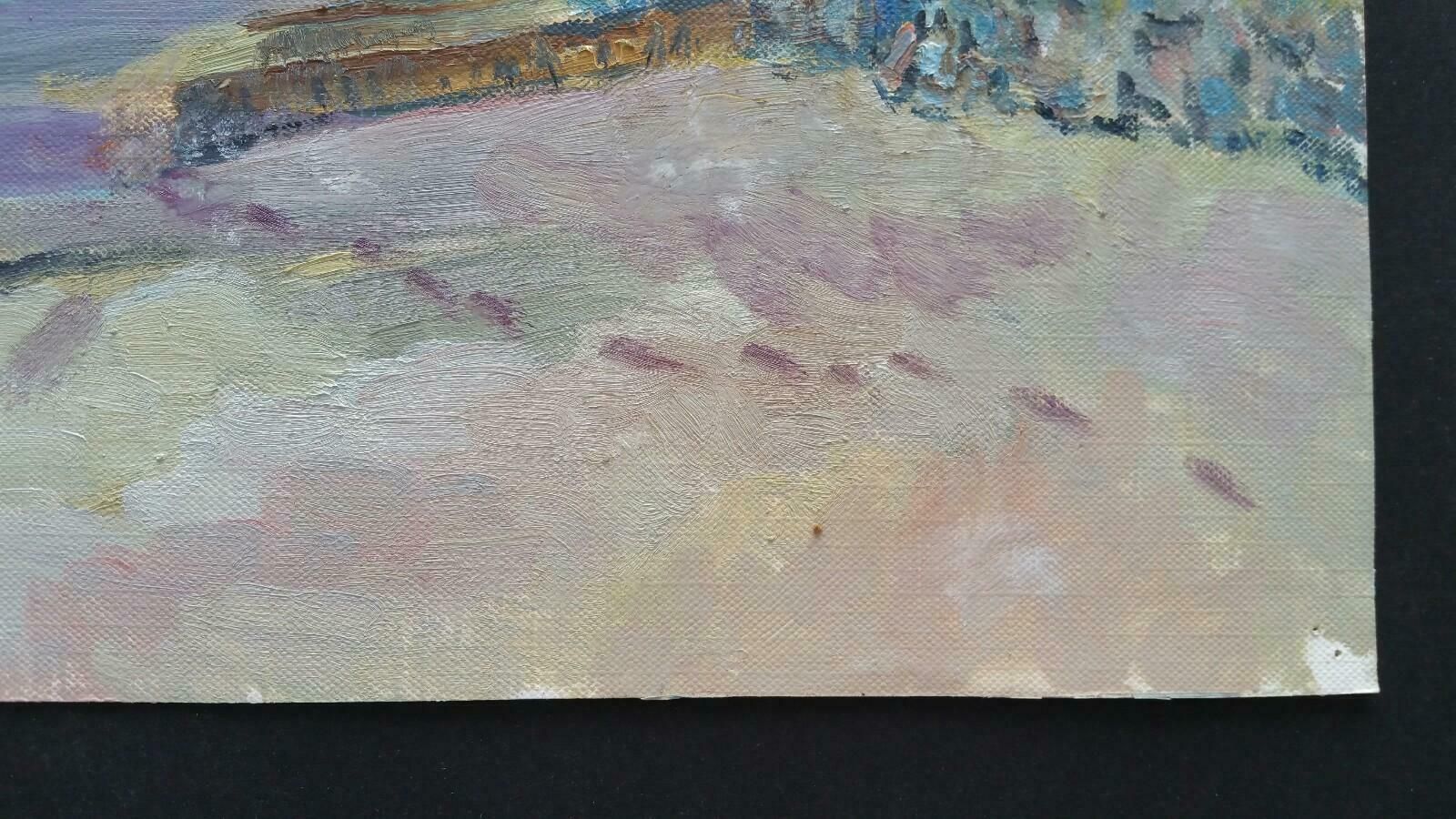 Unknown20th Century French Oil Painting Late Summer Beachlate 20th Century photo buy