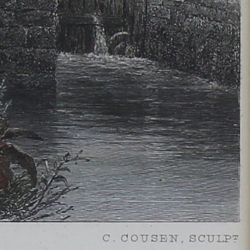 Engraving By Charles Cousen. Titled "Showery Weather". photo Art