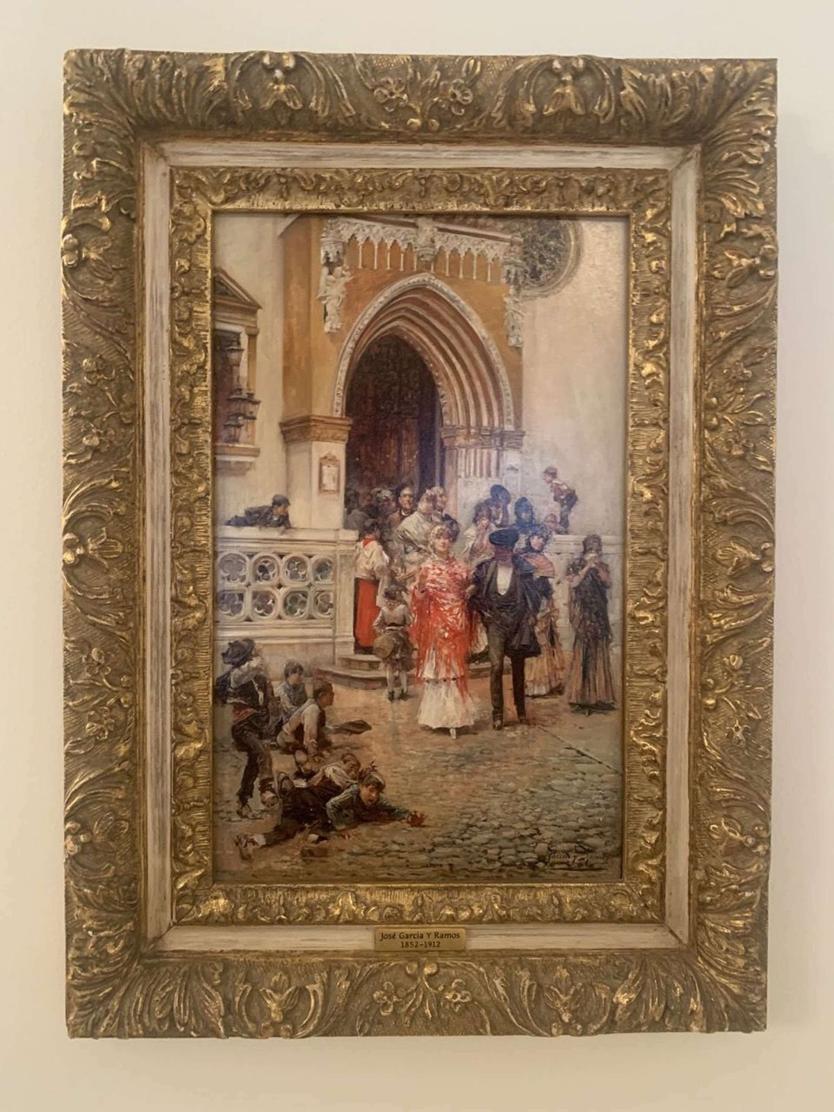 Leaving The Church By Jose Garcia Y Ramos photo furniture