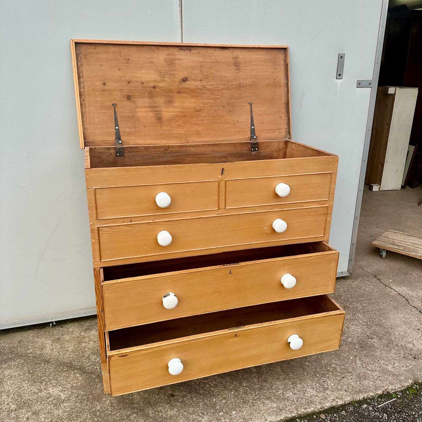 Drawers   Early Victorian Mule Chest With Drawers photo furniture