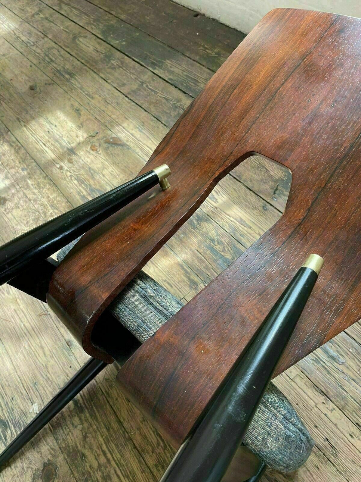 Vintage Chairs Italian Design In Manner Of Gio Ponti 1950s 60s Rosewood photo Furniture