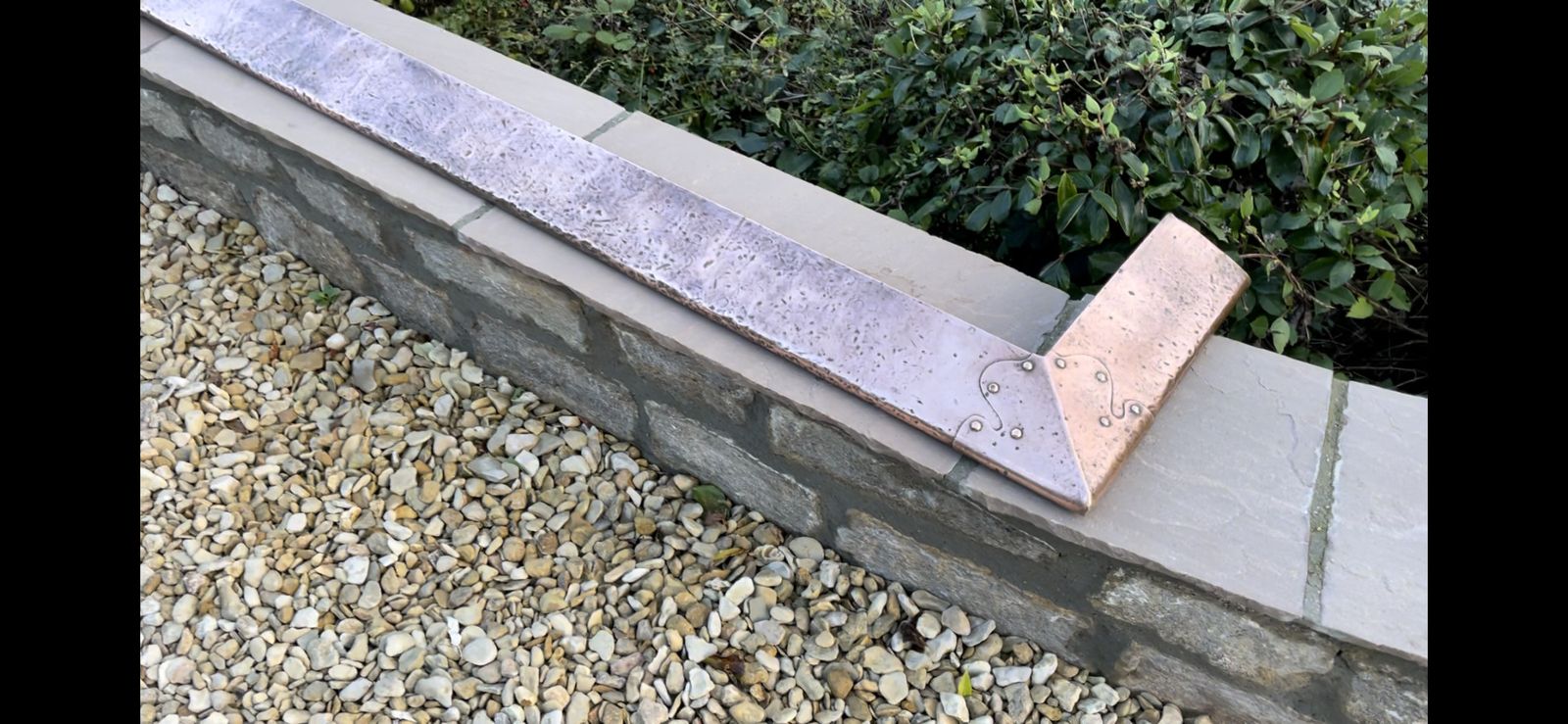 Arts And Crafts Beaten Copper Fire Surround photo for sale
