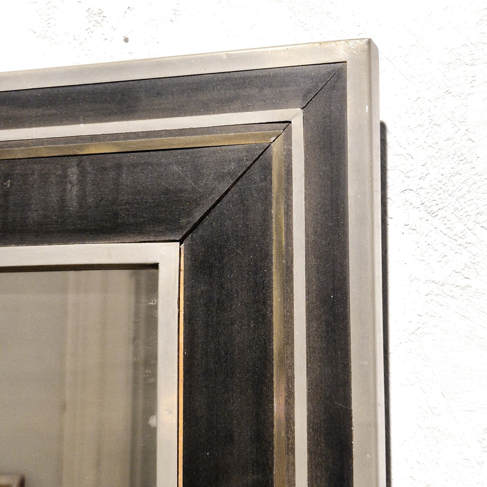 A Swedish Grace Masterpiece, Uno åhren Mirror, Pewter, Brass, Firma Svenskt Tenn photo furniture