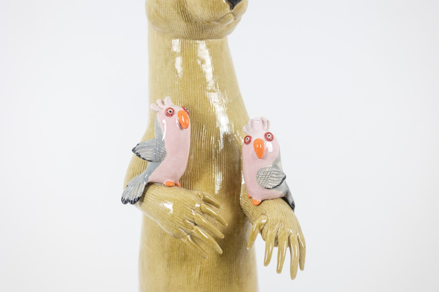 Valérie Courtet. Ceramic Kangaroo. Contemporary Work. photo Art