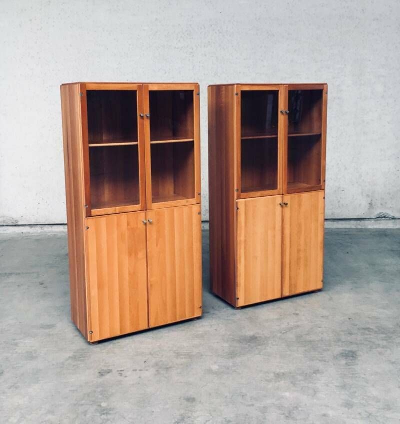 Torcello Series Display Cabinet Set By Afra & Tobia Scarpa For Stildomus, Italy 1980's photo vinterior