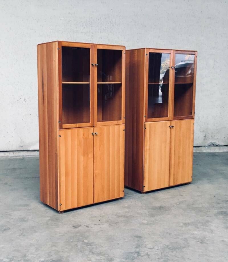 Torcello Series Display Cabinet Set By Afra & Tobia Scarpa For Stildomus, Italy 1980's photo vintage