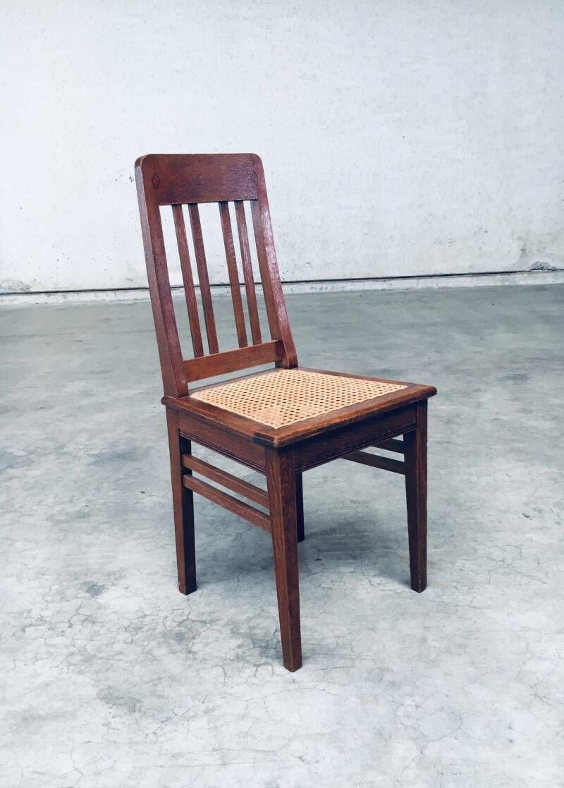 photo vinterior Art Deco Eetkamerstoelen, Begin 20e Eeuw – Set Van 3