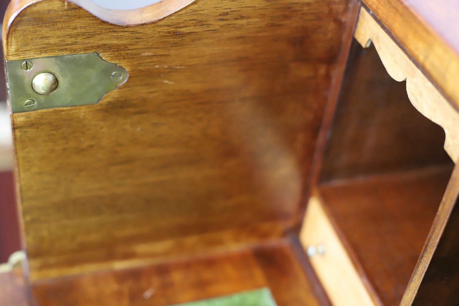 Stunning Victorian Oak Camphor Military Secretary Campaign Chest photo vintage