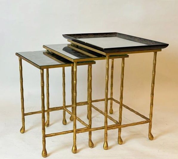 Nesting Tables From Maison Jansen photo furniture