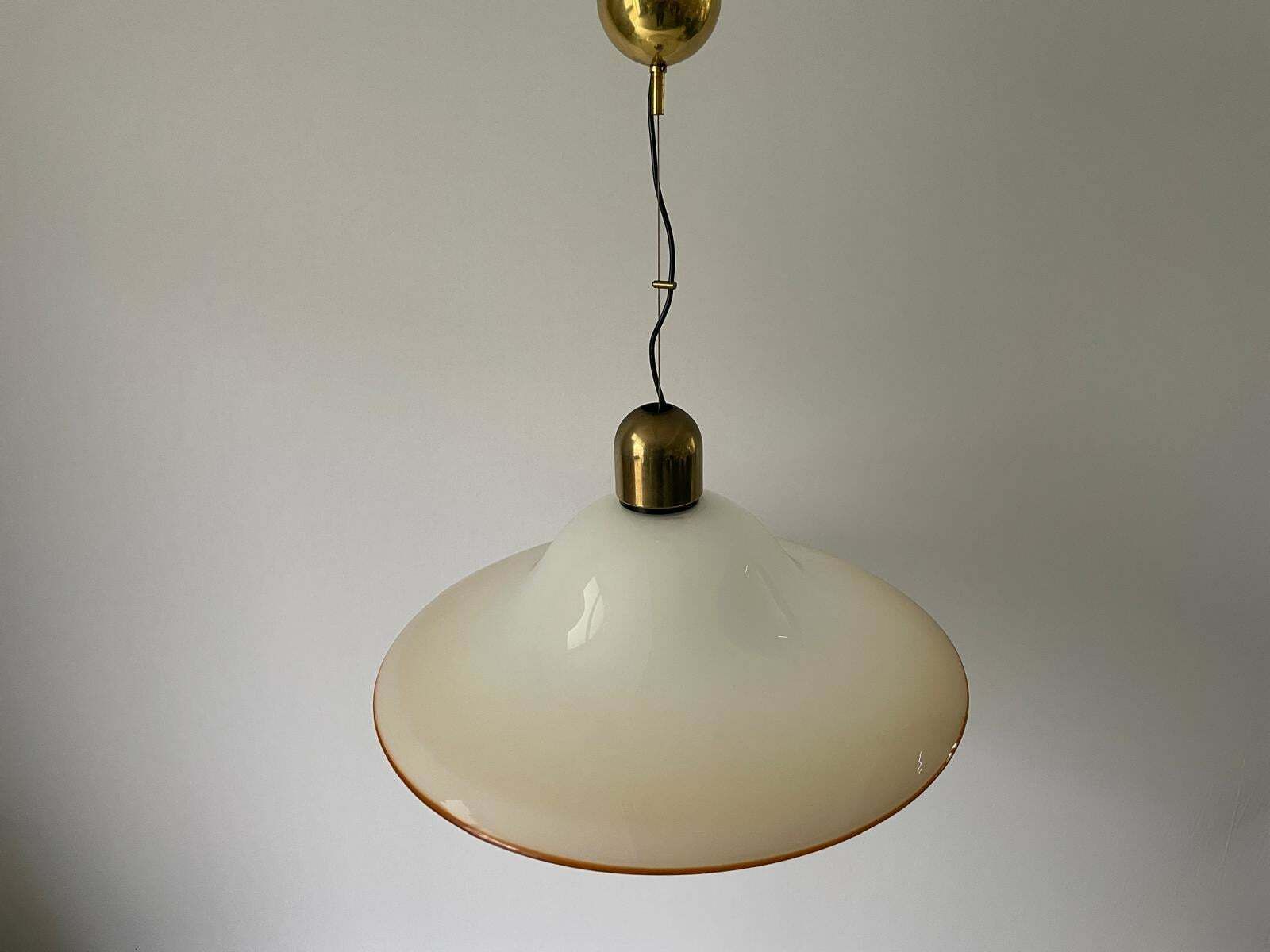 Murano Glass Suspension Pendant Lamp, 1960s, Italy photo 1724.0