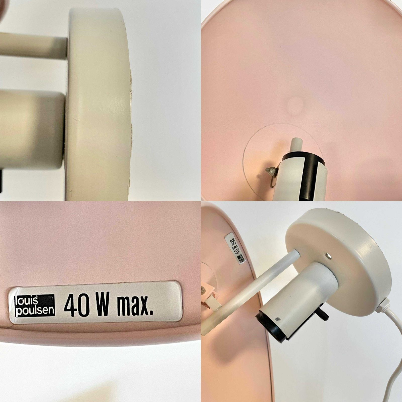 photo furniture Vintage Louis Poulsen Ph Hat Wall Lamp With Great Indirect Warm Light   Design From 1961 By Poul Henningsen