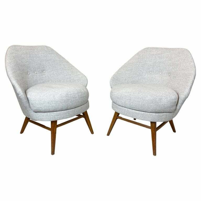 Pair Of Austro Hungarian Armchairs   Circa 1960