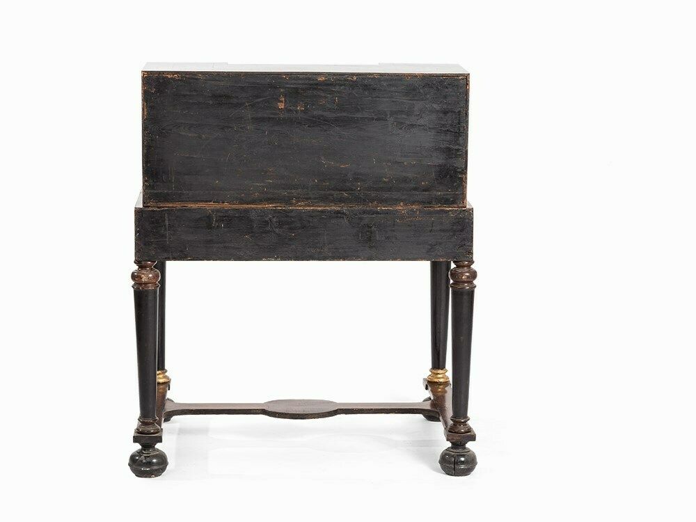 photo furniture 17th C. Rosewood And Tin Marquetry Writing Desk