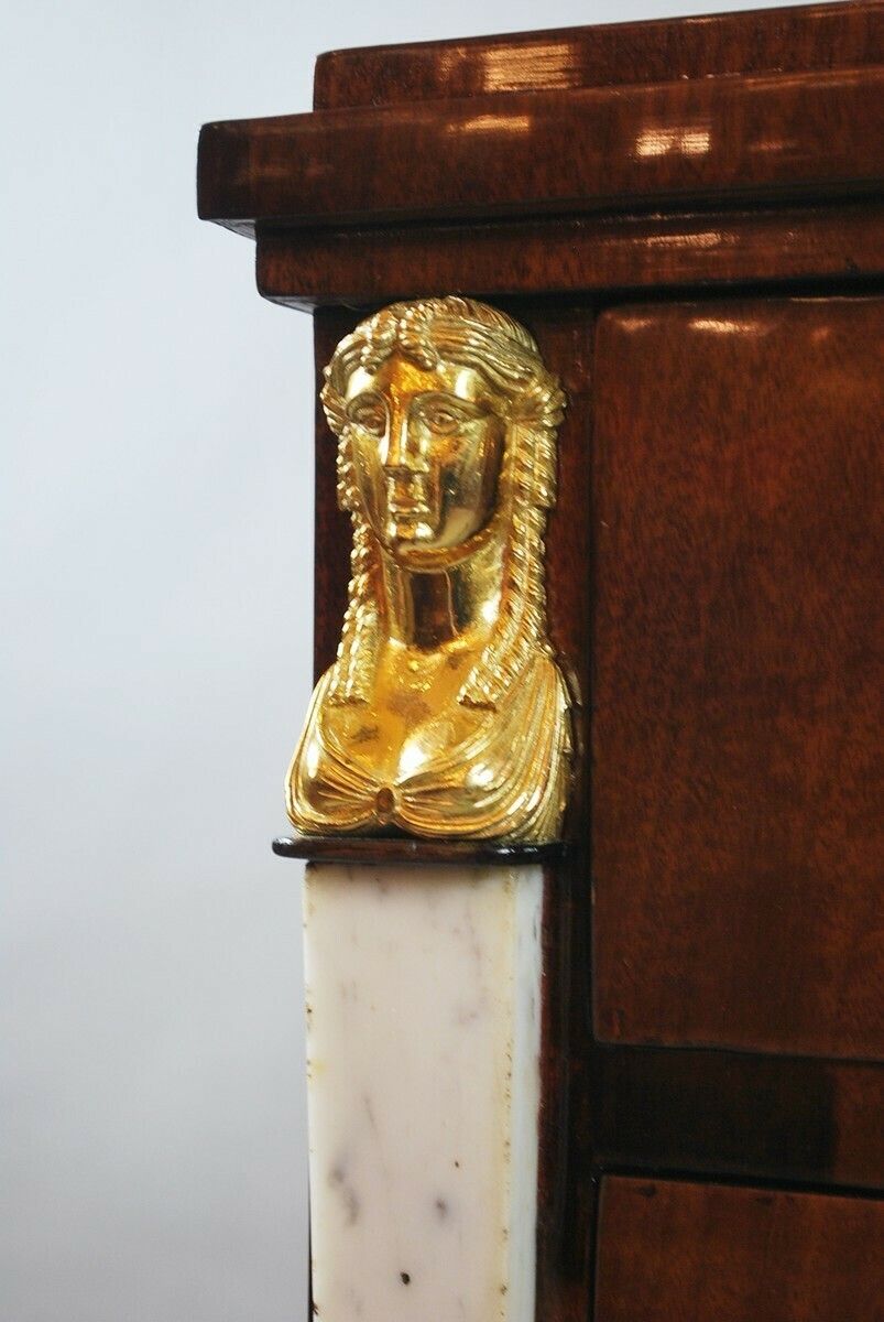 photo furniture Italian Empire Mahogany Chest Of Drawers