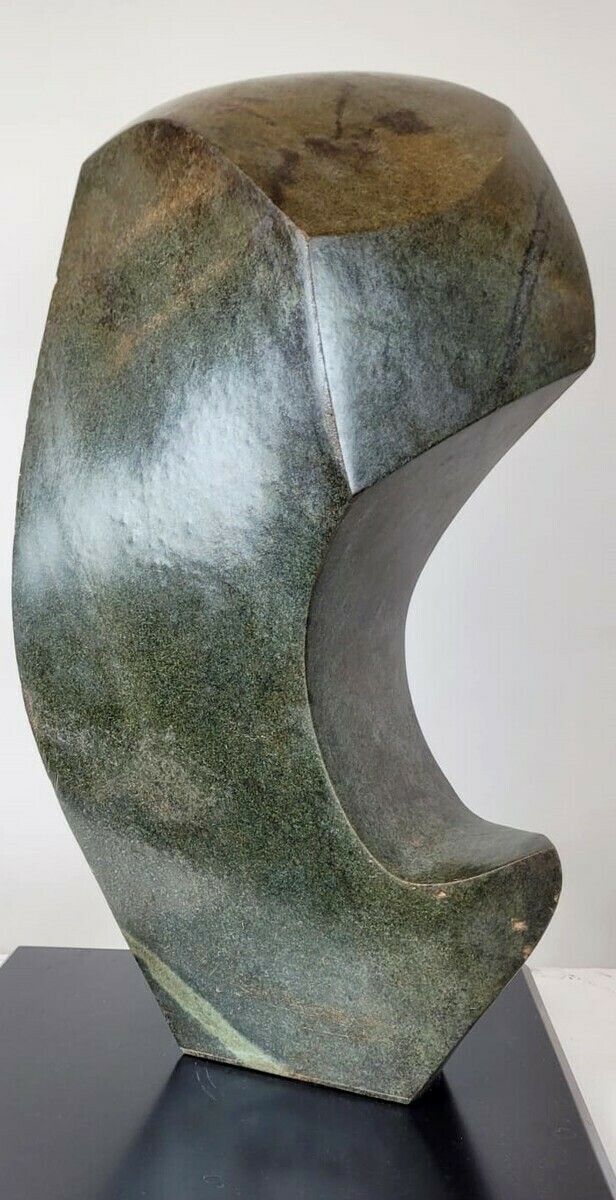 Serpentine Sculpture By Sonwet Murumbed   Mozanbique Circa 1960 photo vinterior