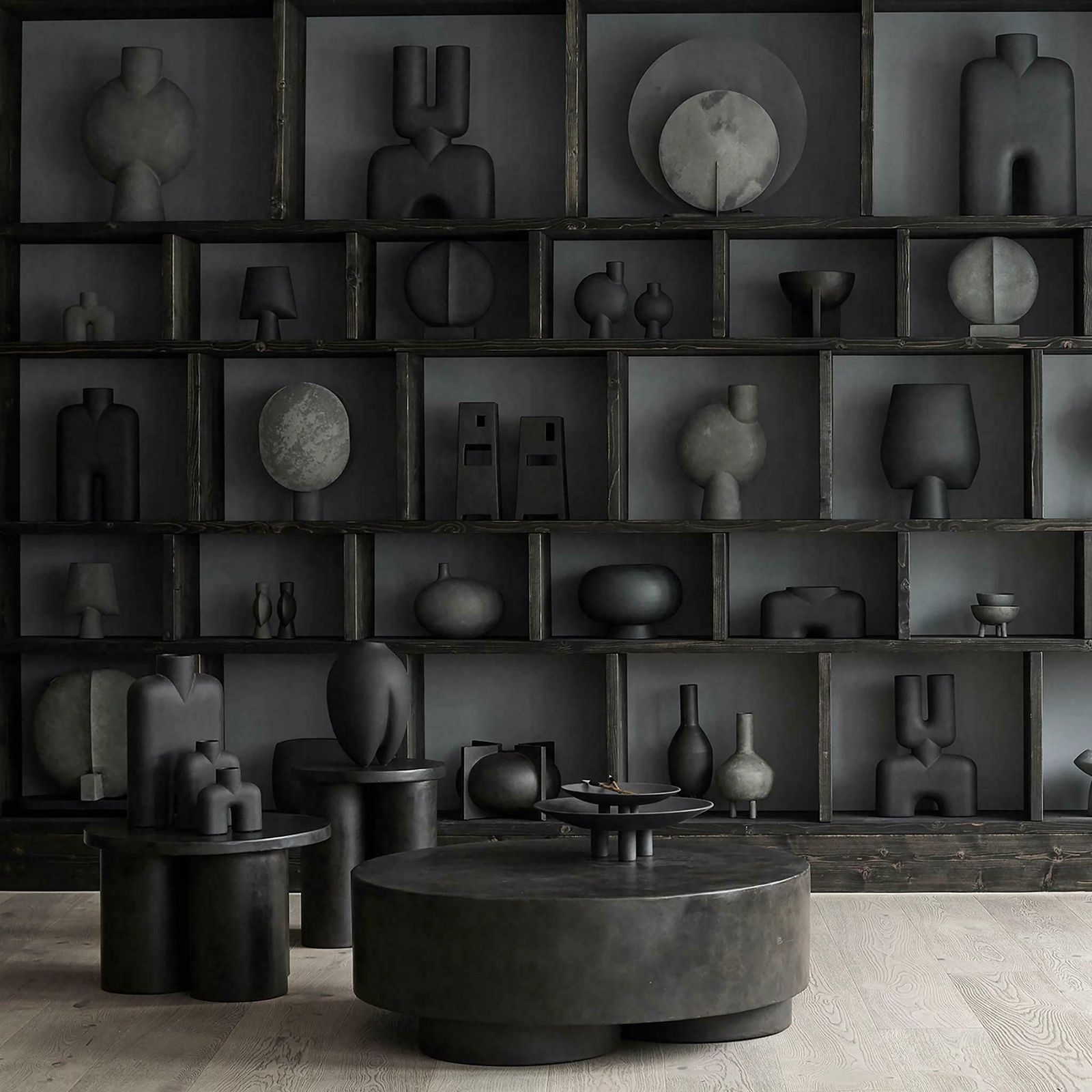 Big Foot Table, Coffee Table Or Side Table, Fibre Concrete, Contemporary Work. photo vinterior