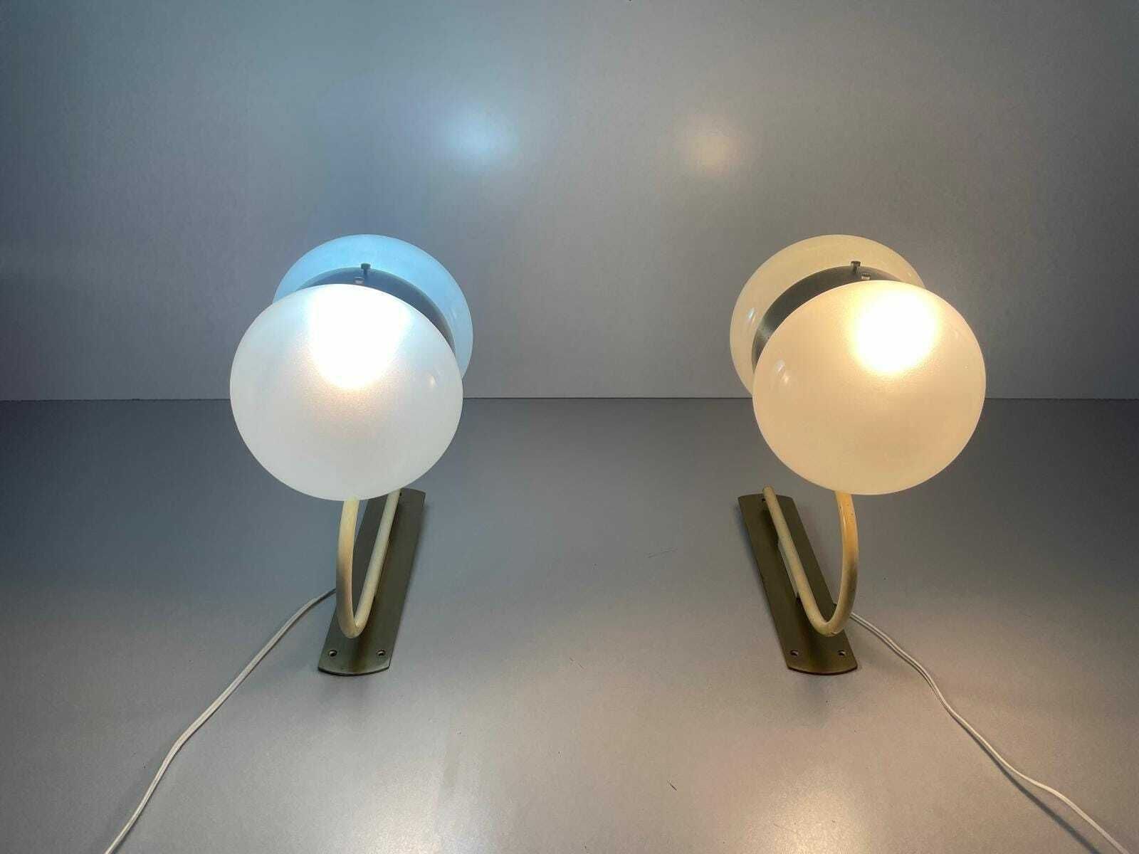 photo for sale Large Pair Of Wall Lamps By Sergio Mazza For Artemide, 1960s, Italy