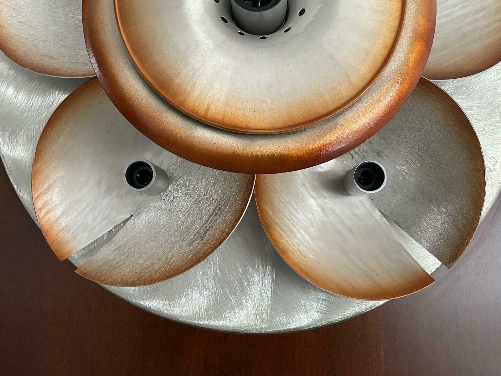 Orange Model Xl Wall Sculpture Lamp By Otello Ciullini For Studio Ef Viareggio, 1970s, Italy photo buy