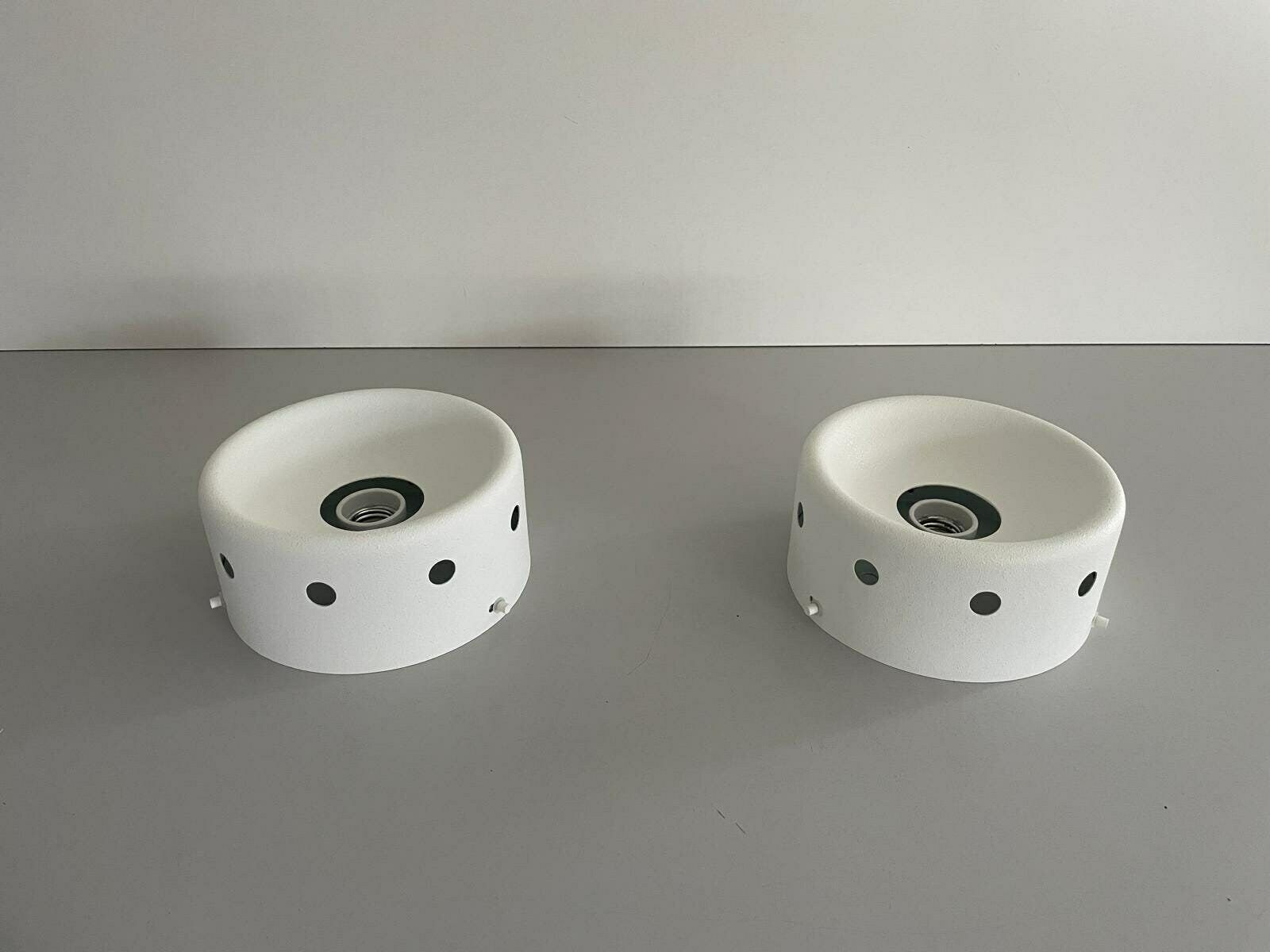 Pozzetto Pair Of Sconces Or Ceiling Lamps By Guiliana Gramigna For Quattrifolio Design, 1970s, Italy