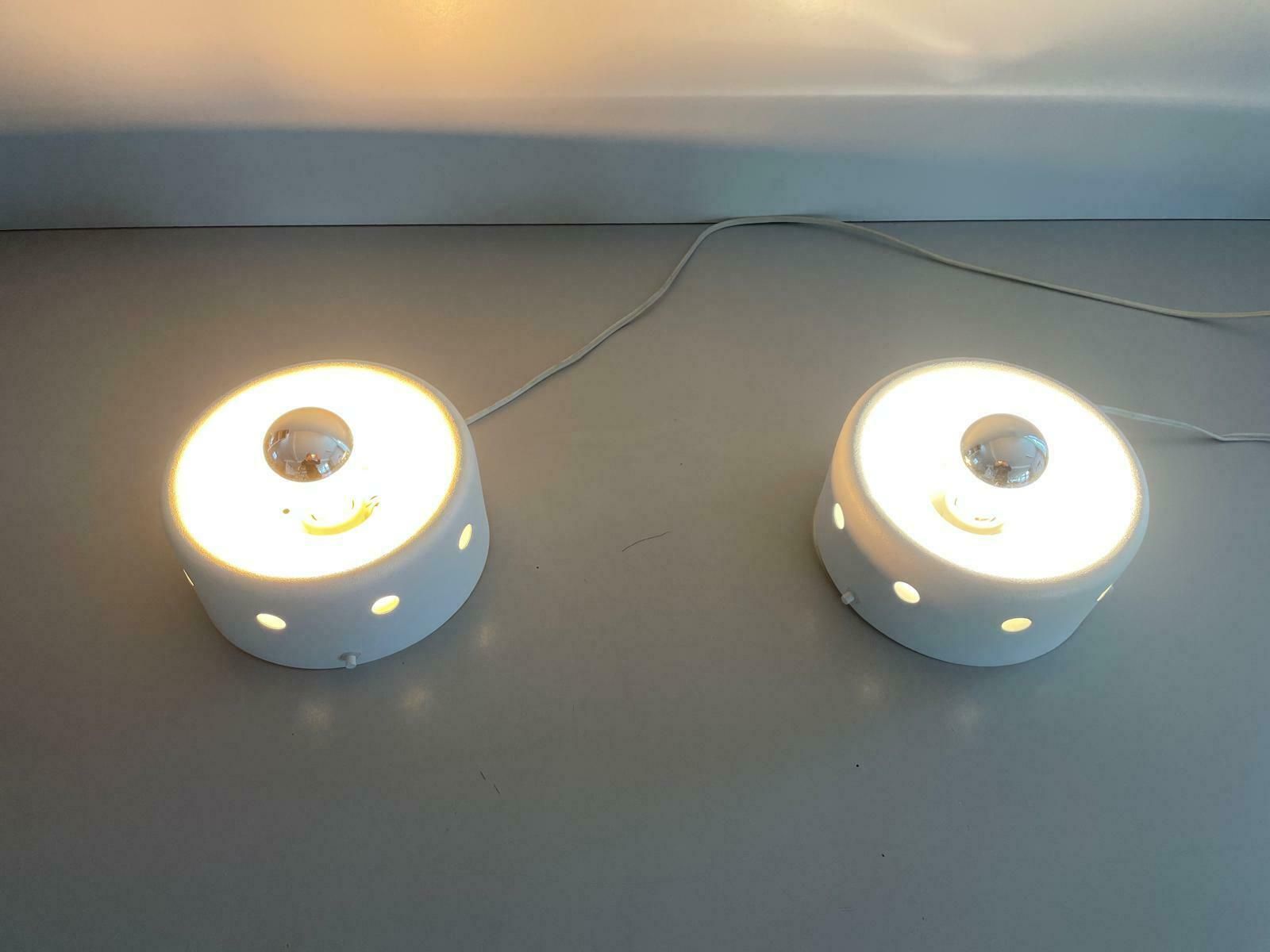 Pozzetto Pair Of Sconces Or Ceiling Lamps By Guiliana Gramigna For Quattrifolio Design, 1970s, Italy photo vinterior