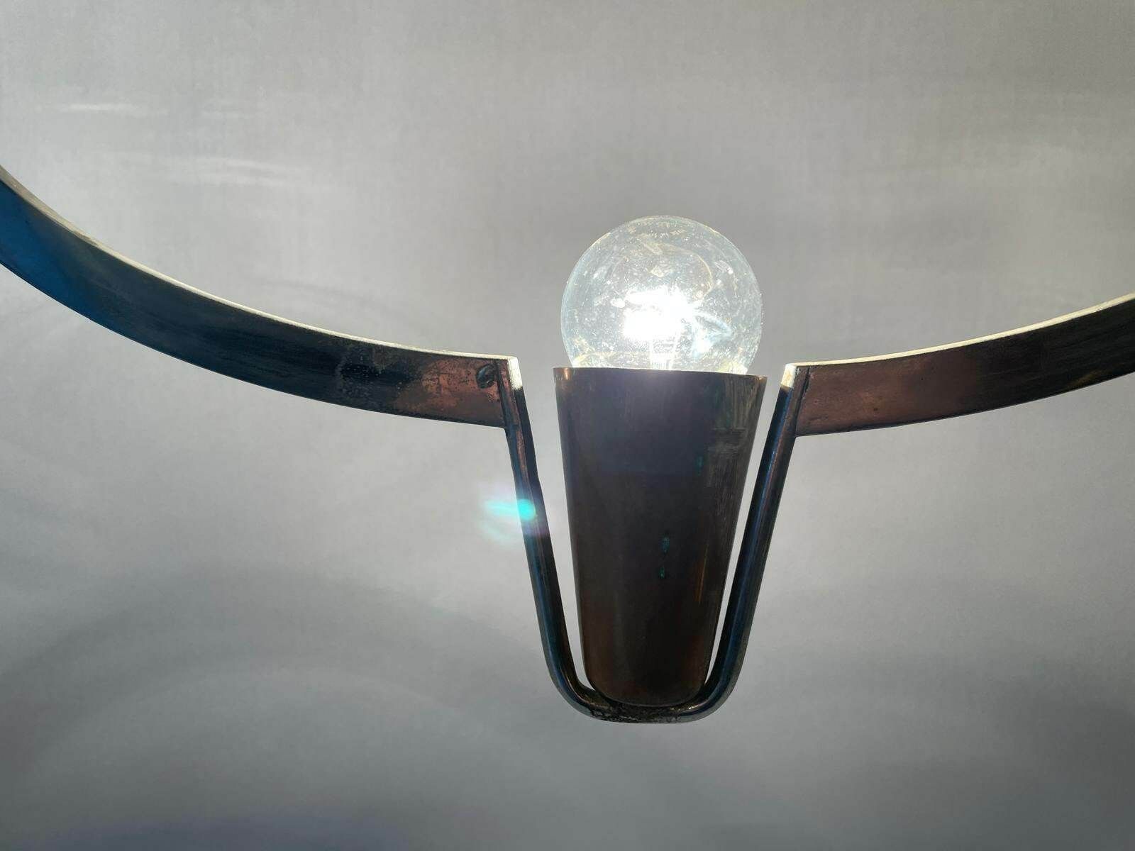 photo furniture Unusual Design Art Deco Chandelier In Brass And Glass By Pietro Chiesa, 30s, Italy