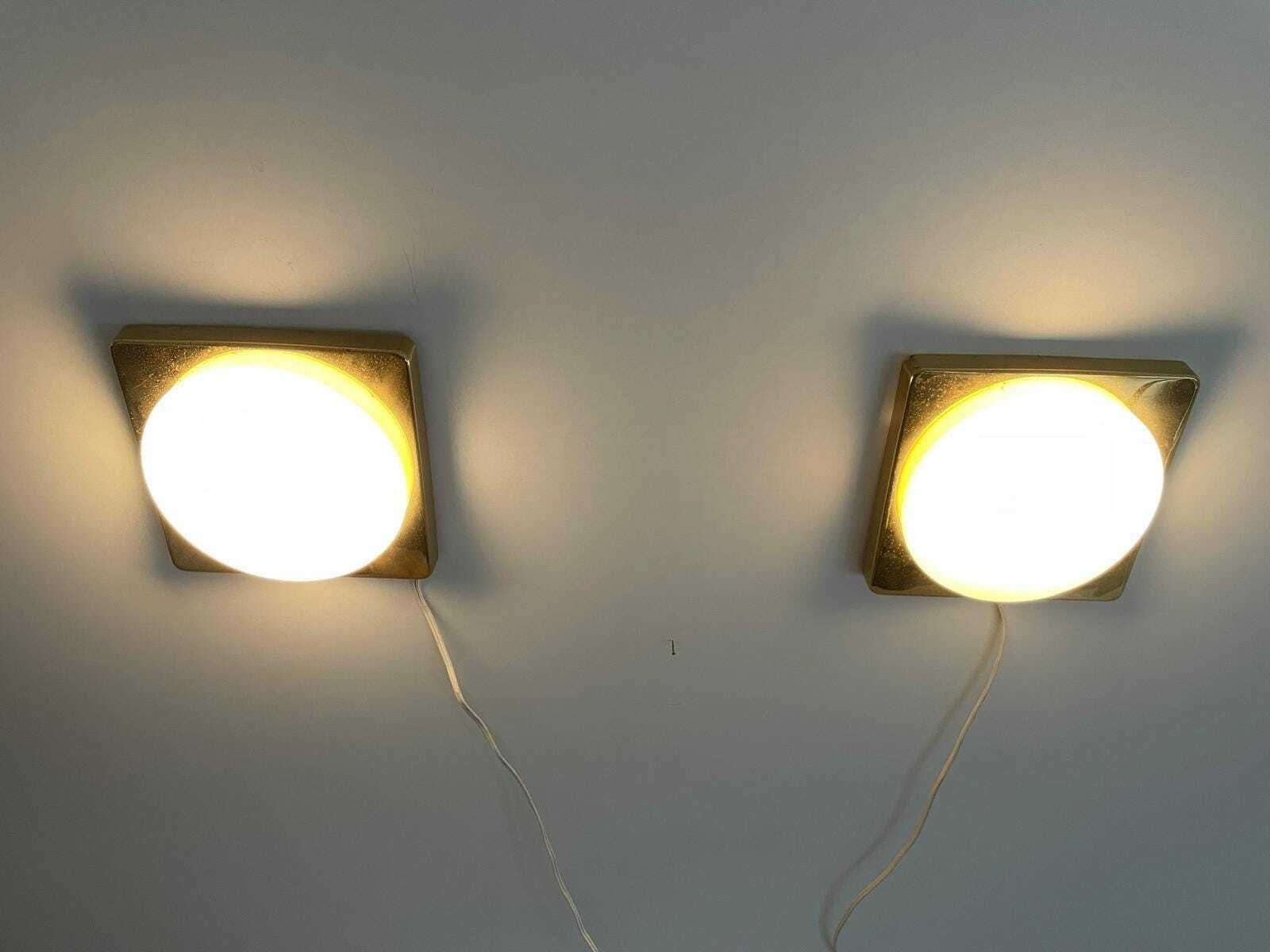 photo furniture Mid Century Modern Square Design Pair Of Sconces By Rolf Krüger For Heinz Neuhaus Leuchten, 1970s, Germany