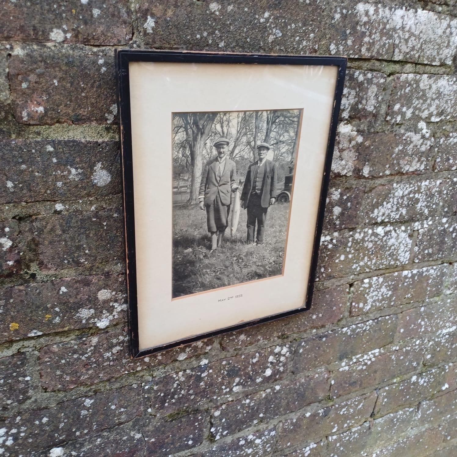 Vintage Fishing Photo 1923, Stanley Perthshire, Scotland, Fisherman, Gillie, River Tay photo Art