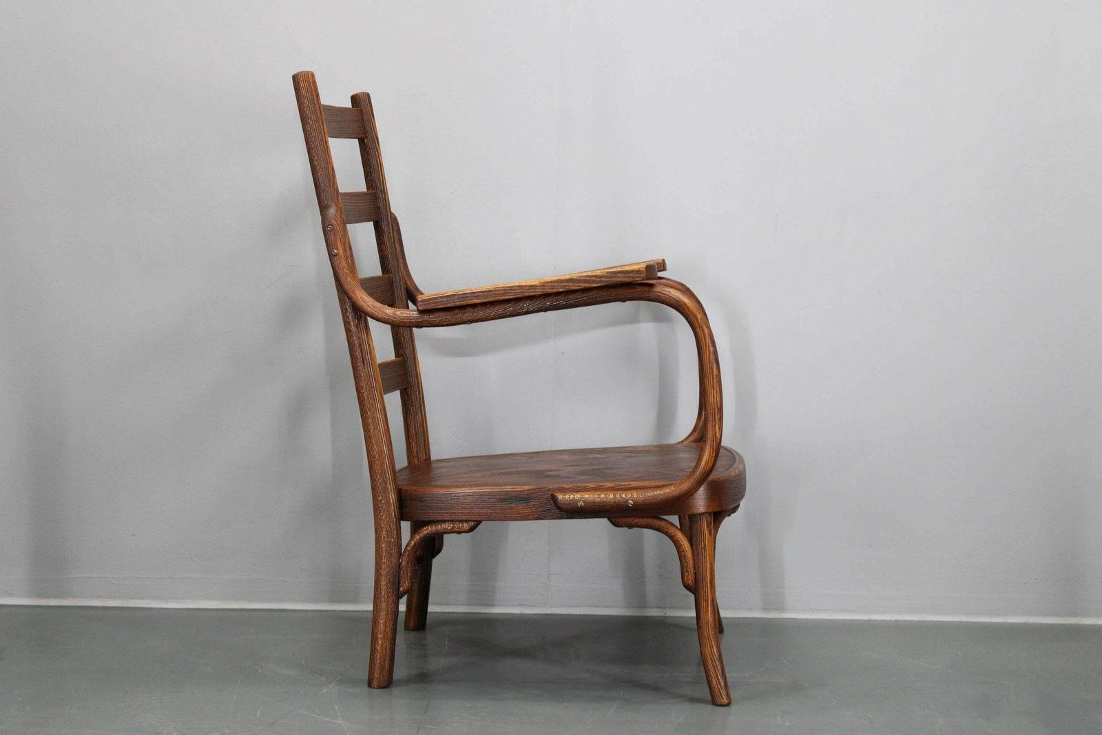 1930s Josef Frank Restored Beech Armcahir By Thonet Model A403/F, Czechoslovakia photo Furniture