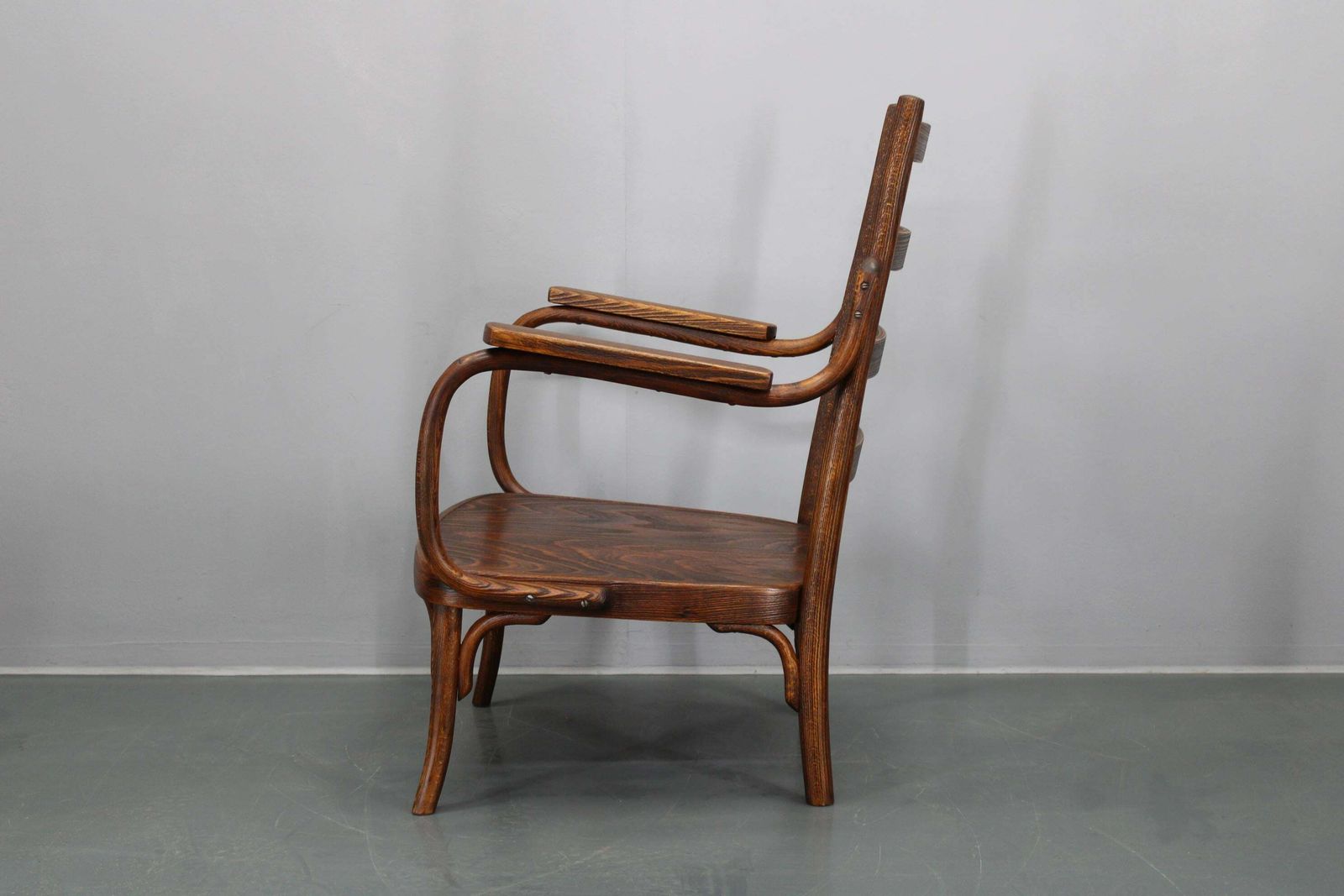 1930s Josef Frank Restored Beech Armcahir By Thonet Model A403/F, Czechoslovakia photo 1247.0