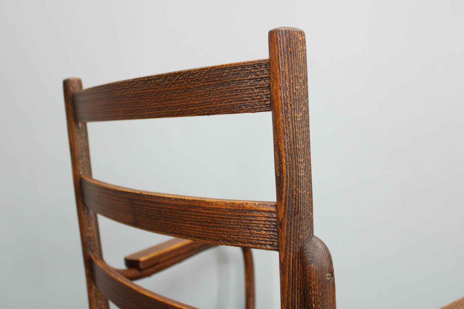 Furniture 1930s Josef Frank Restored Beech Armcahir By Thonet Model A403/F, Czechoslovakia photo