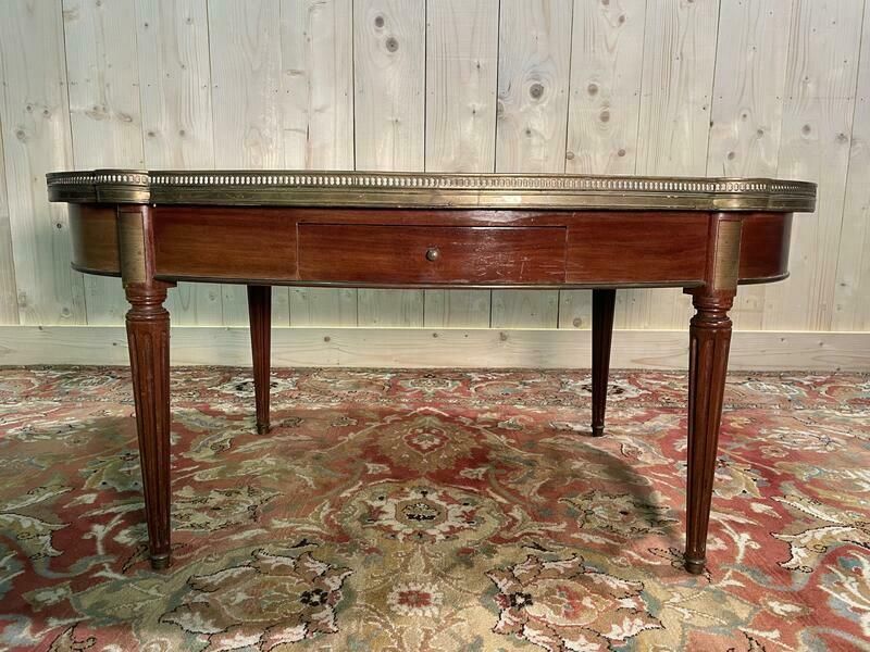 Table Basse Bouillotte De Style Louis XVI
